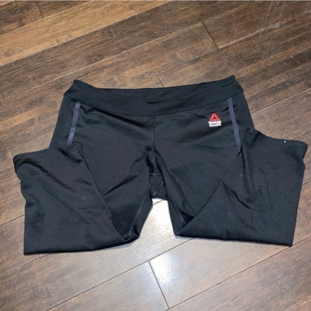 Reebok Womens CrossFit Crop workout exercise Leggings Large